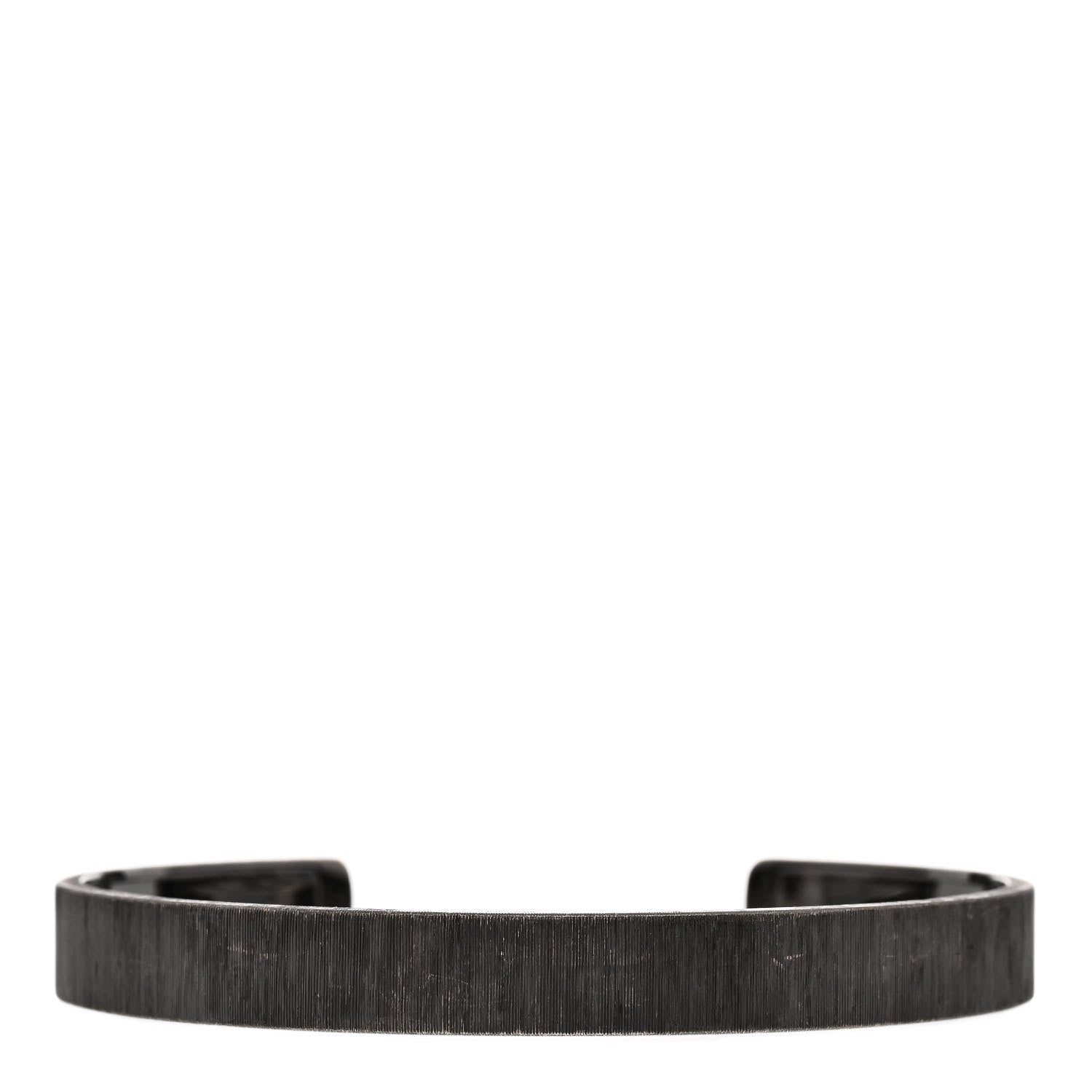 Buccellati 18K White Gold Black Ruthenium 8mm Men's Macri Bracelet 1 of 5