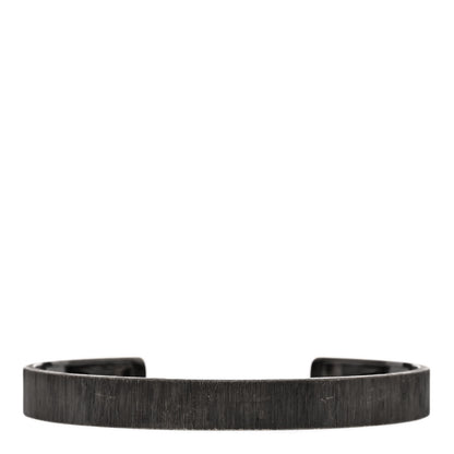 Buccellati 18K White Gold Black Ruthenium 8mm Men's Macri Bracelet 1 of 5