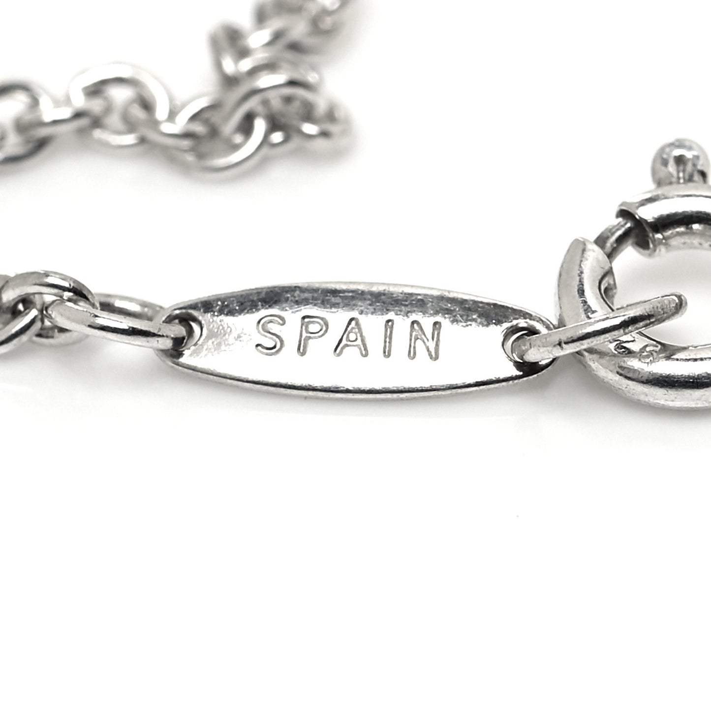 Sterling Silver Elsa Peretti Round Disc Charm Bracelet