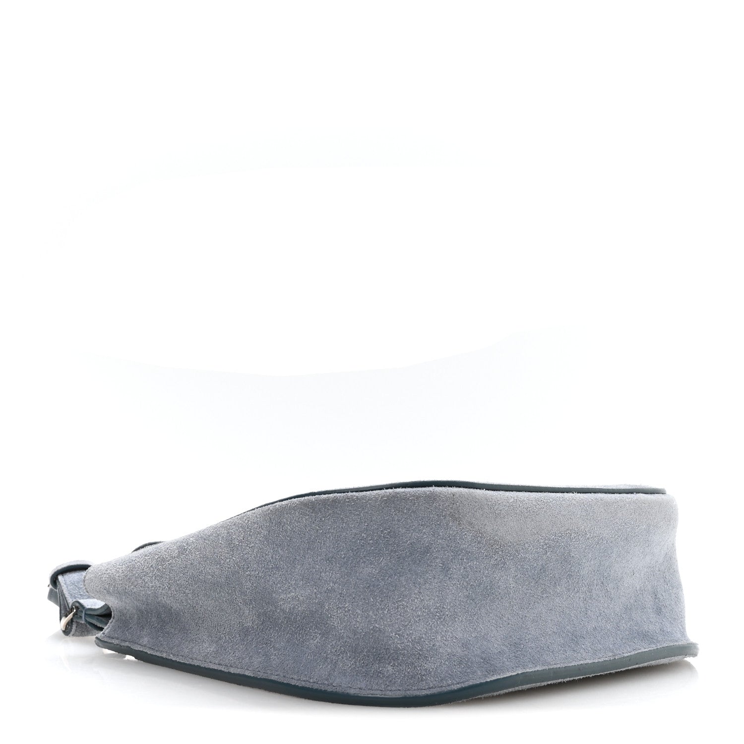 The Row Suede Hunting Bag 9 Topaz Blue 4 of 9