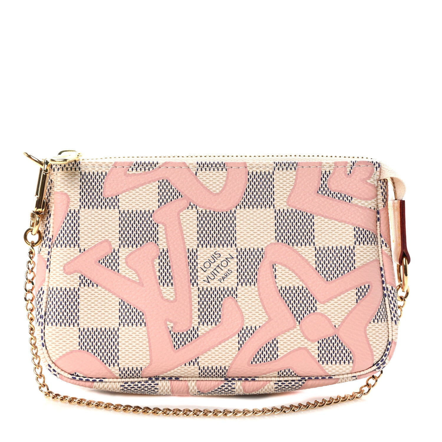 Louis Vuitton Damier Azur Tahitienne Mini Pochette Accessories 1 of 8