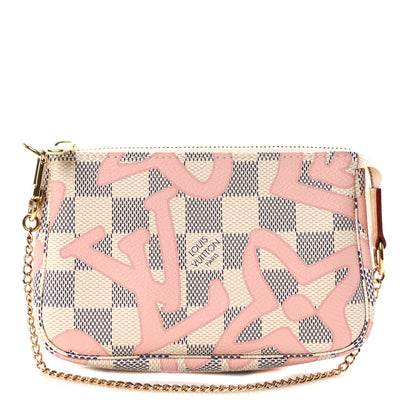 Louis Vuitton Damier Azur Tahitienne Mini Pochette Accessories 1 of 8