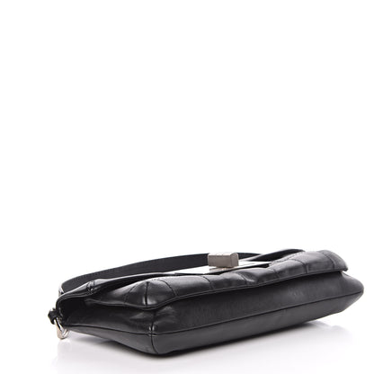 Chanel Calfskin Square Stitched Mademoiselle Shoulder Bag Black 4 of 20
