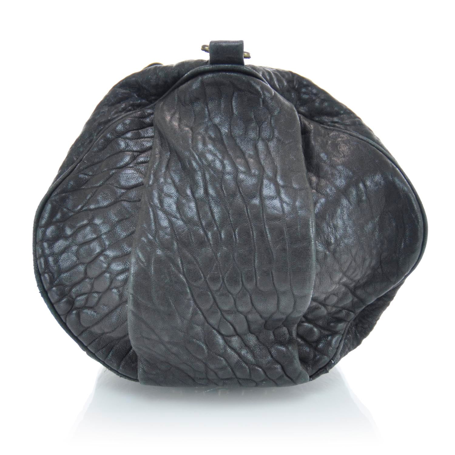 Alexander Wang Leather Rocco Duffel Black 6 of 9