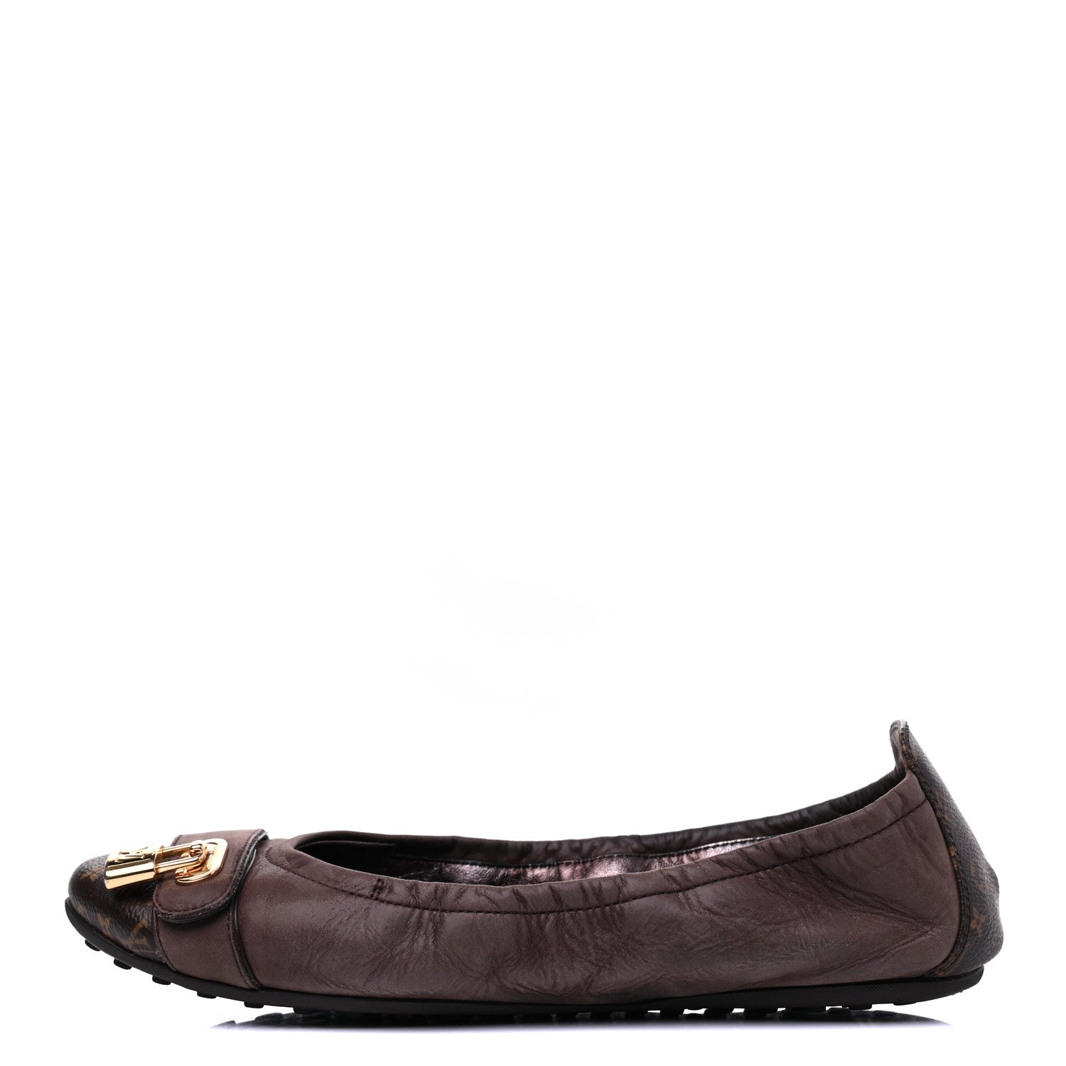 Louis Vuitton Monogram Suede Lucky Ballerina Flats 39 Brown 1 of 18