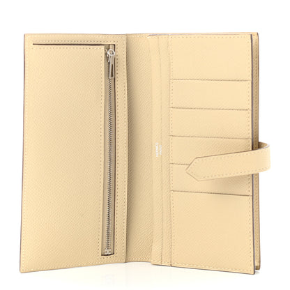 Hermes Epsom Bi-Color Bearn Gusset Wallet Alezan Parchemin 5 of 8
