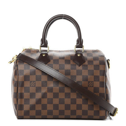 Louis Vuitton Damier Ebene Speedy Bandouliere 25 1 of 10