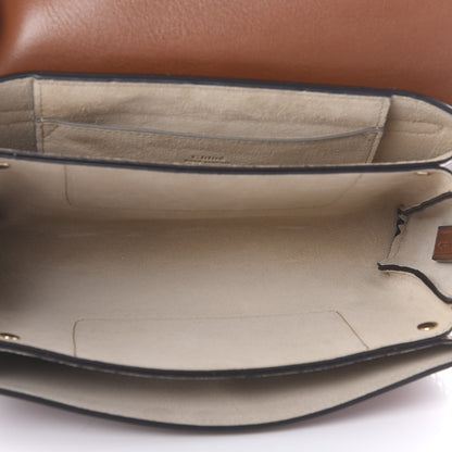 Chloe Suede Calfskin Small Faye Shoulder Bag Tobacco 4 of 9