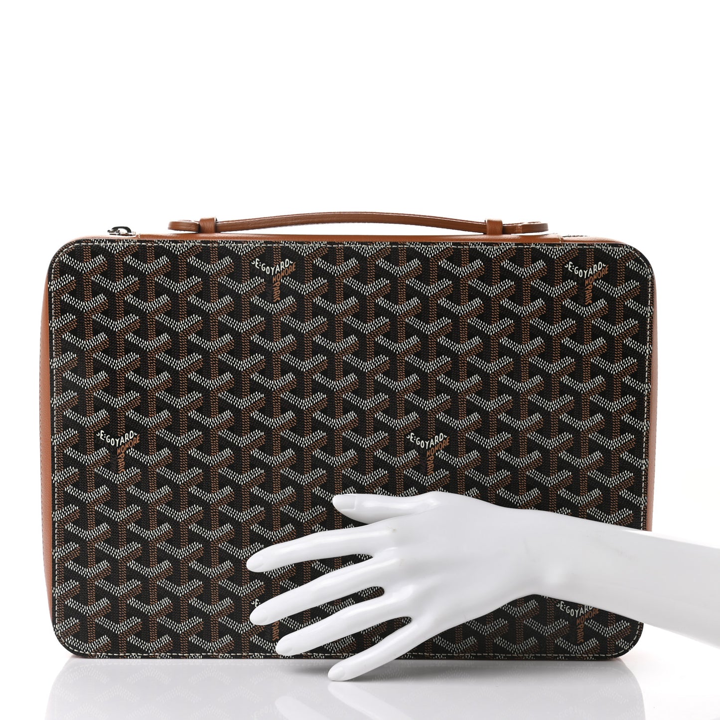 Goyardine Universal Companion Portfolio Black Gold