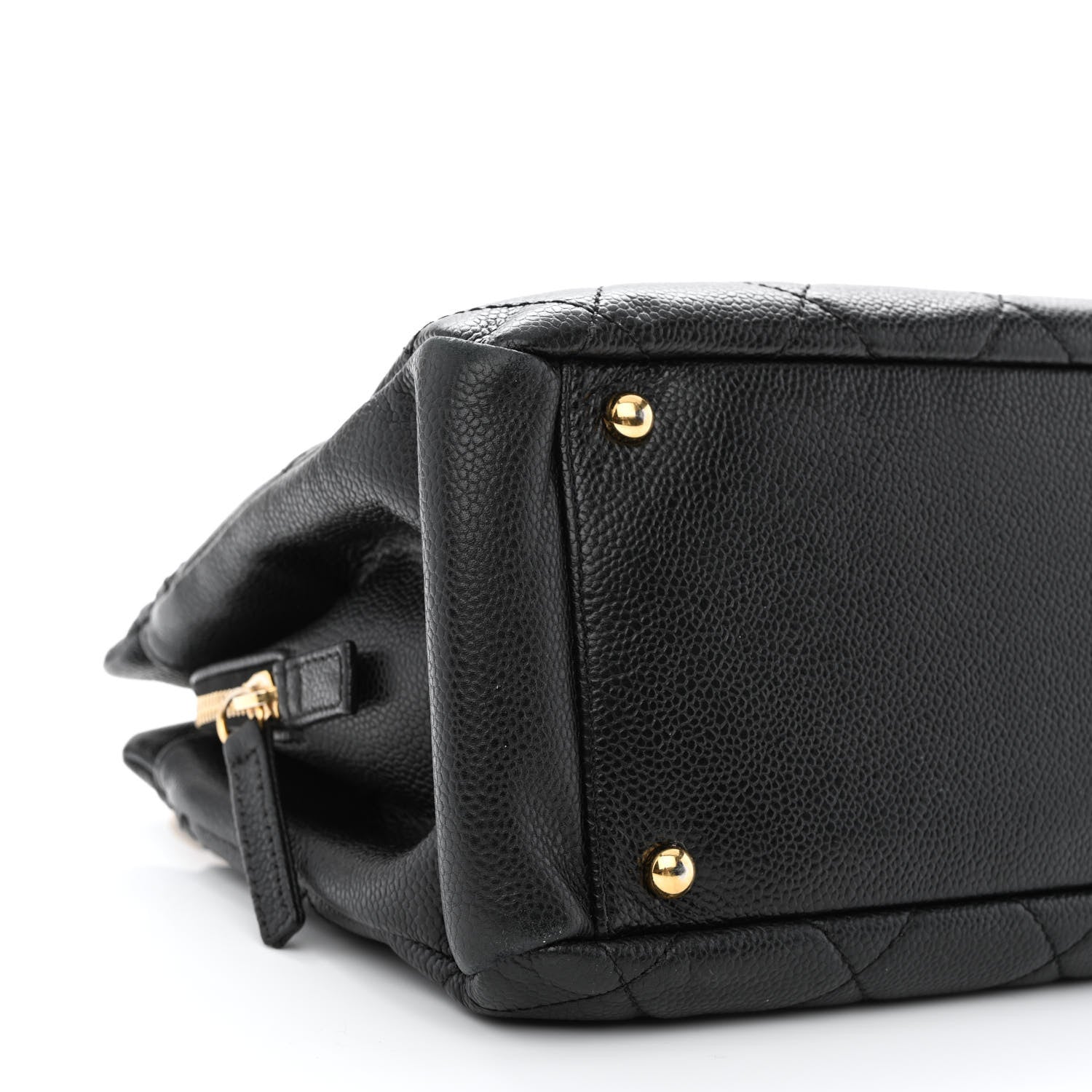 Chanel Caviar Quilted CC Timeless Soft Tote Black 9 of 10