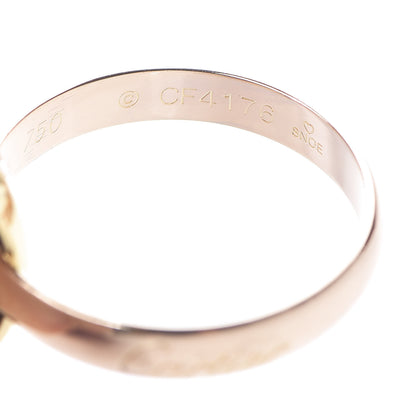 Cartier 18K Pink Yellow White Gold Classic Trinity Ring 52 6 5 of 6