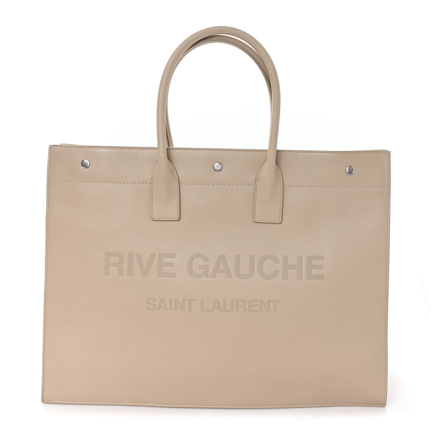 Vitello Large Rive Gauche Tote Sea Salt