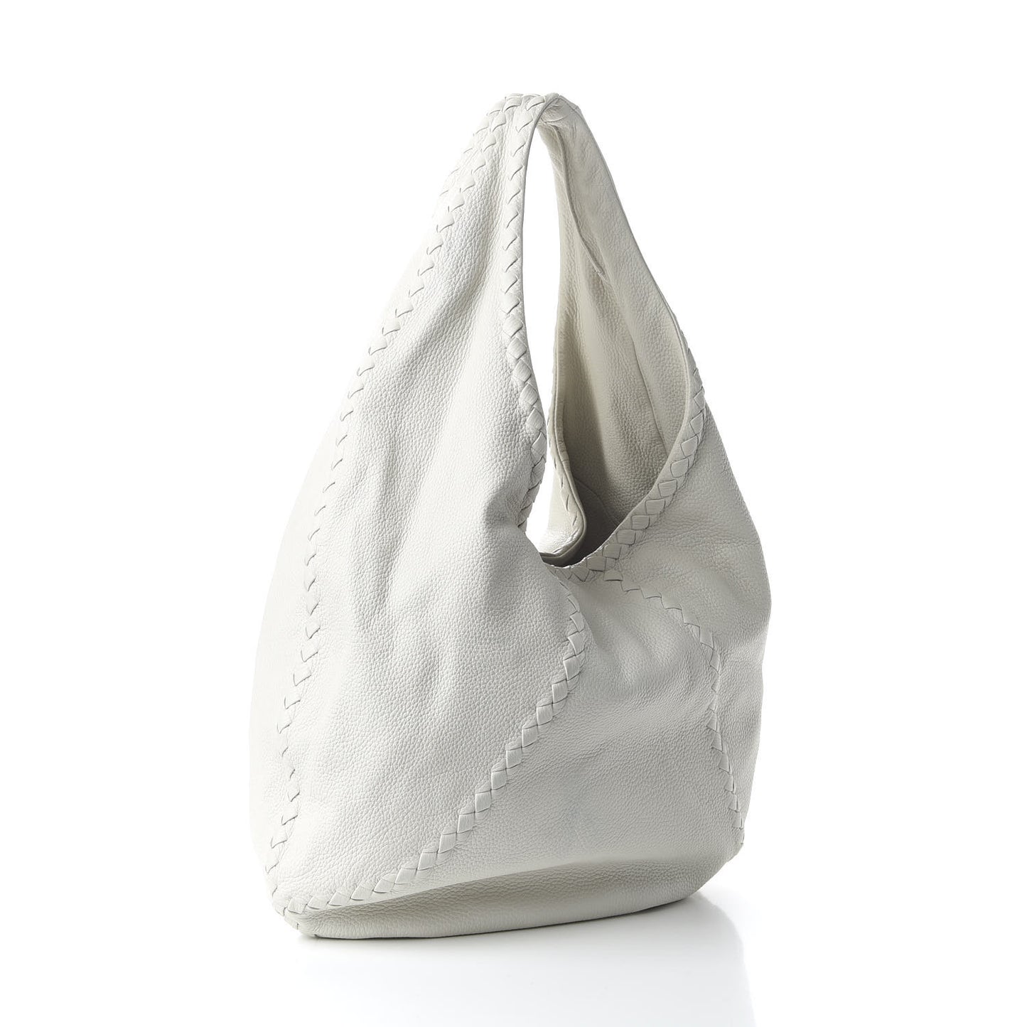 Cervo Deerskin Large Hobo White