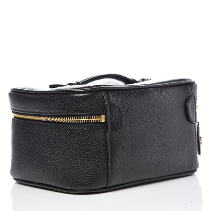 Chanel Caviar Vanity Cosmetic Case Black 3 of 7