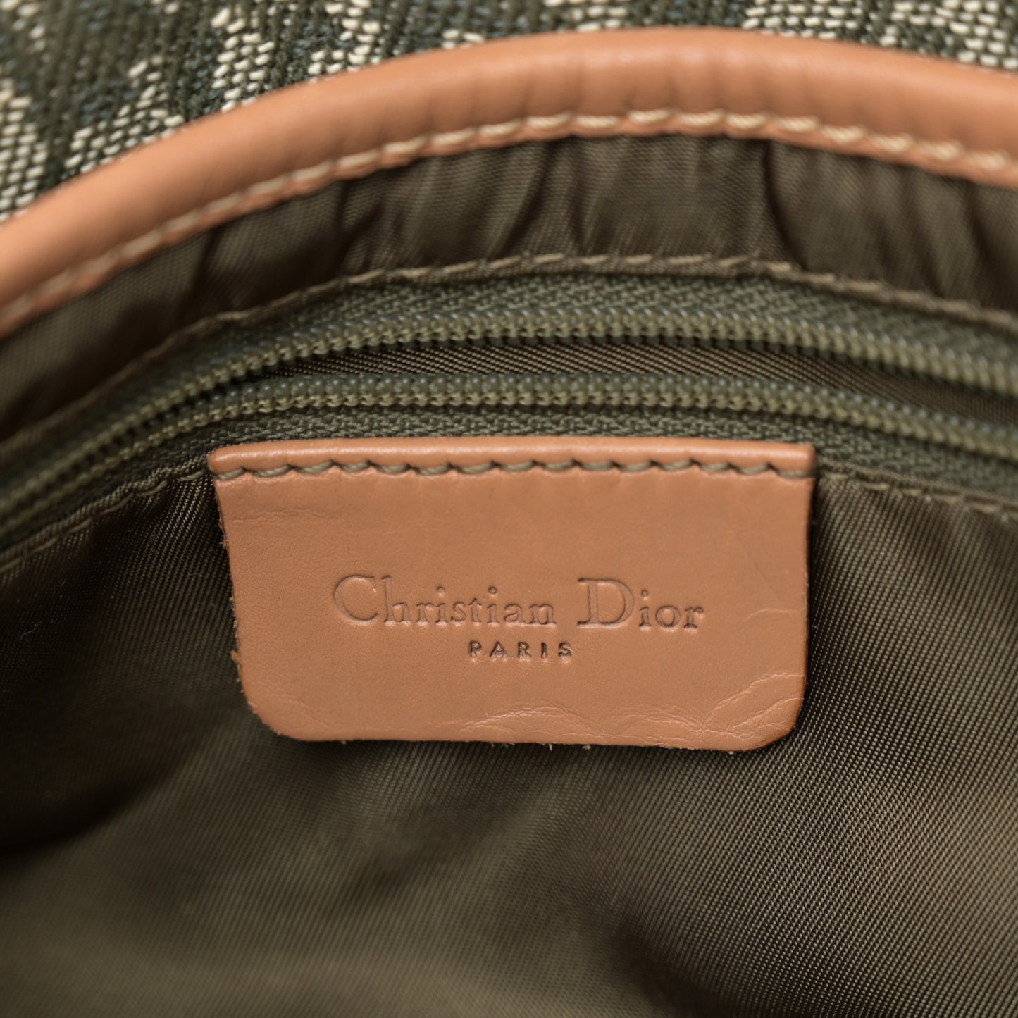 Monogram Saddle Bag Green
