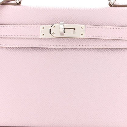 Hermes Epsom Mini Kelly Sellier 20 Mauve Pale 8 of 11