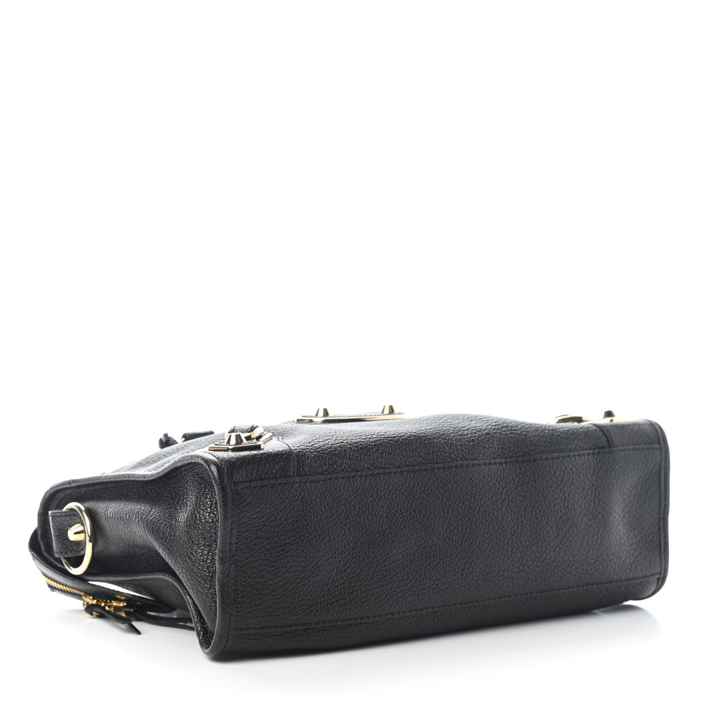 Chevre Gold Metallic Edge Hardware S City Black