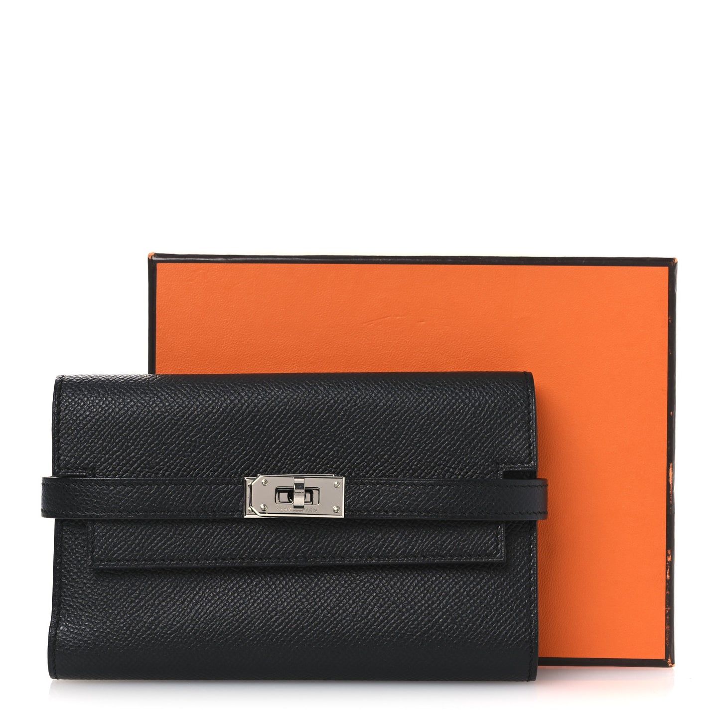 Epsom Medium Kelly Wallet Black