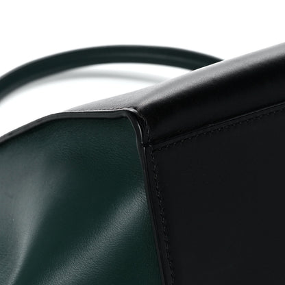 Celine Smooth Calfskin Medium Trapeze Bottle Green 10 of 14