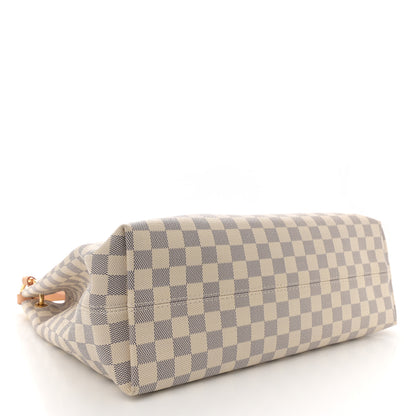 Louis Vuitton Damier Azur Graceful MM Rose Ballerine 4 of 9