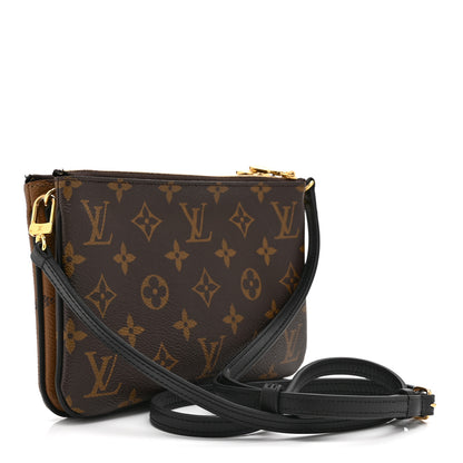 Louis Vuitton Reverse Monogram Giant Double Zip Pochette 3 of 10