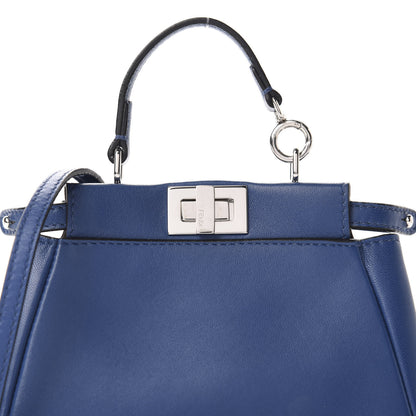Fendi Shiny Nappa Micro Peekaboo Iconic Satchel Iris 11 of 11