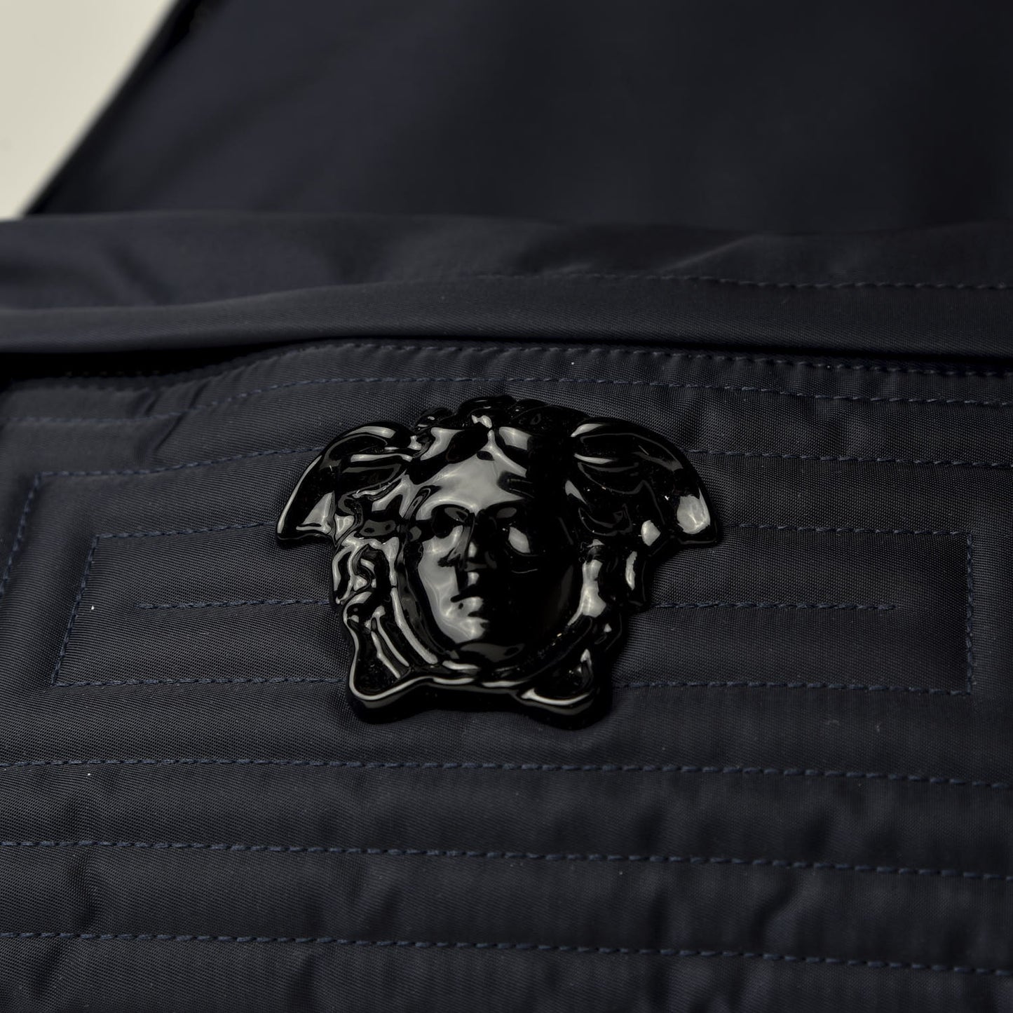 Nylon Palazzo Medusa Backpack Navy
