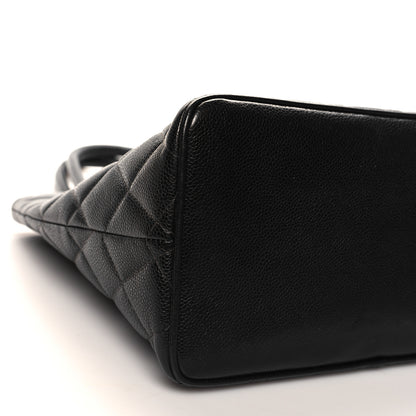 Chanel Caviar Quilted Medallion Tote Black 10 of 11