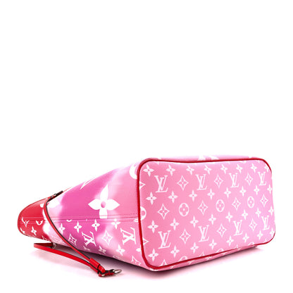 Louis Vuitton Monogram Escale Neverfull MM Rouge 6 of 15