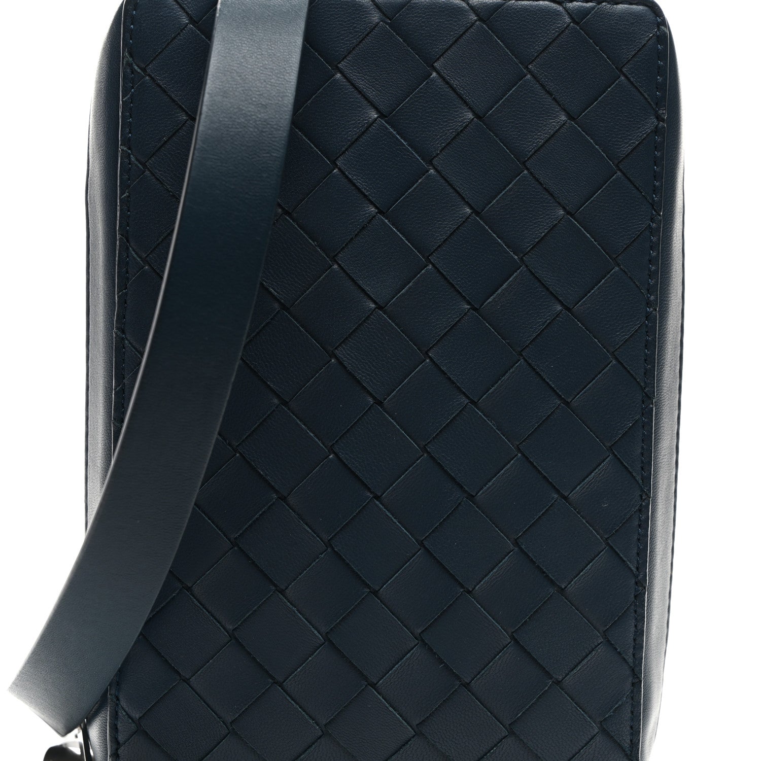 Bottega Veneta Nappa Intrecciato Crossbody Bag Navy 6 of 8