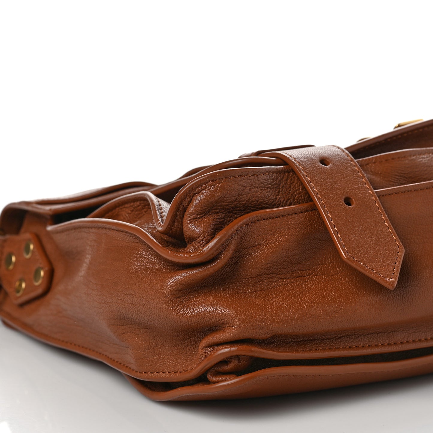 Lambskin Medium PS1 Satchel Saddle