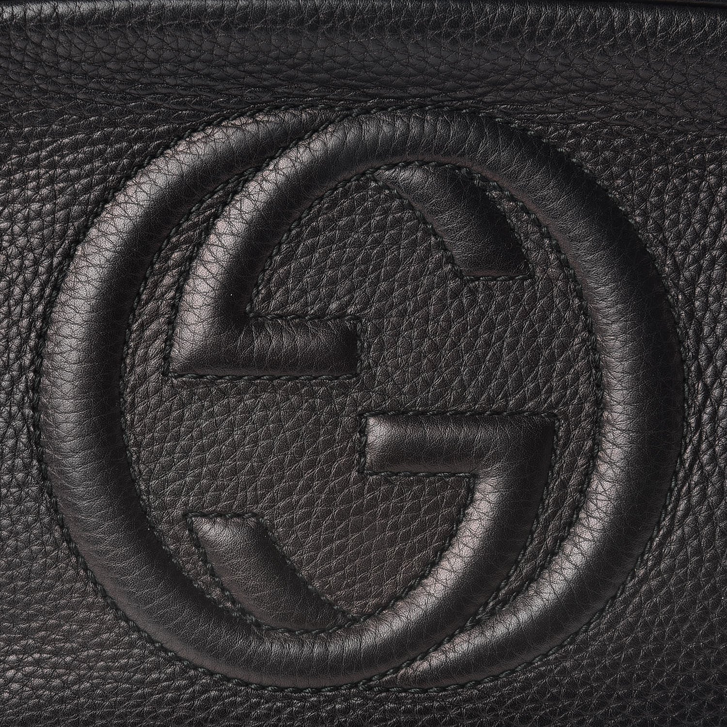 Gucci Pebbled Calfskin Small Soho Disco Bag Black 8 of 10