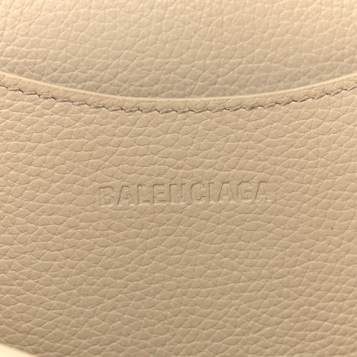 Grained Calfskin Neo Classic Silver Hardware S City Cream