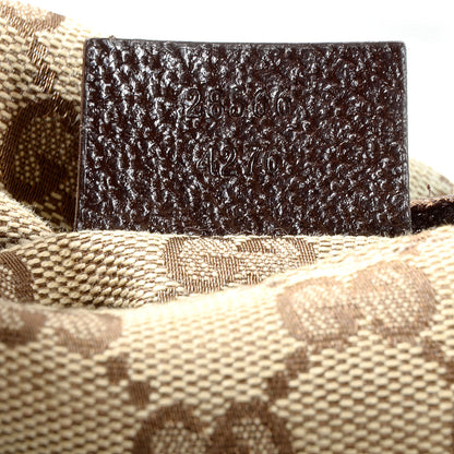 Gucci GG Monogram Web Double Pocket Belt Bag Brown 7 of 8