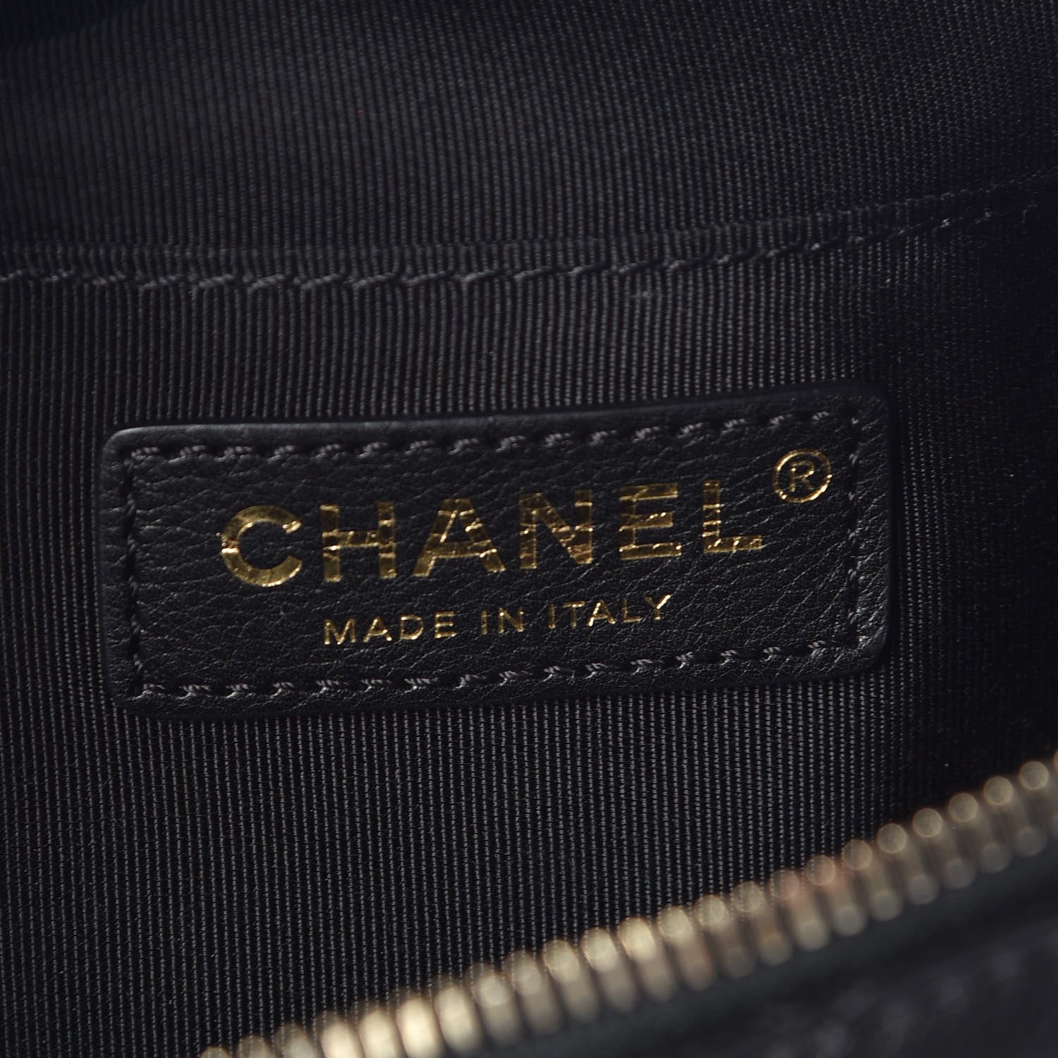 Chanel Calfskin Quilted Banane Waist Bag Fanny Pack Black 8 of 10