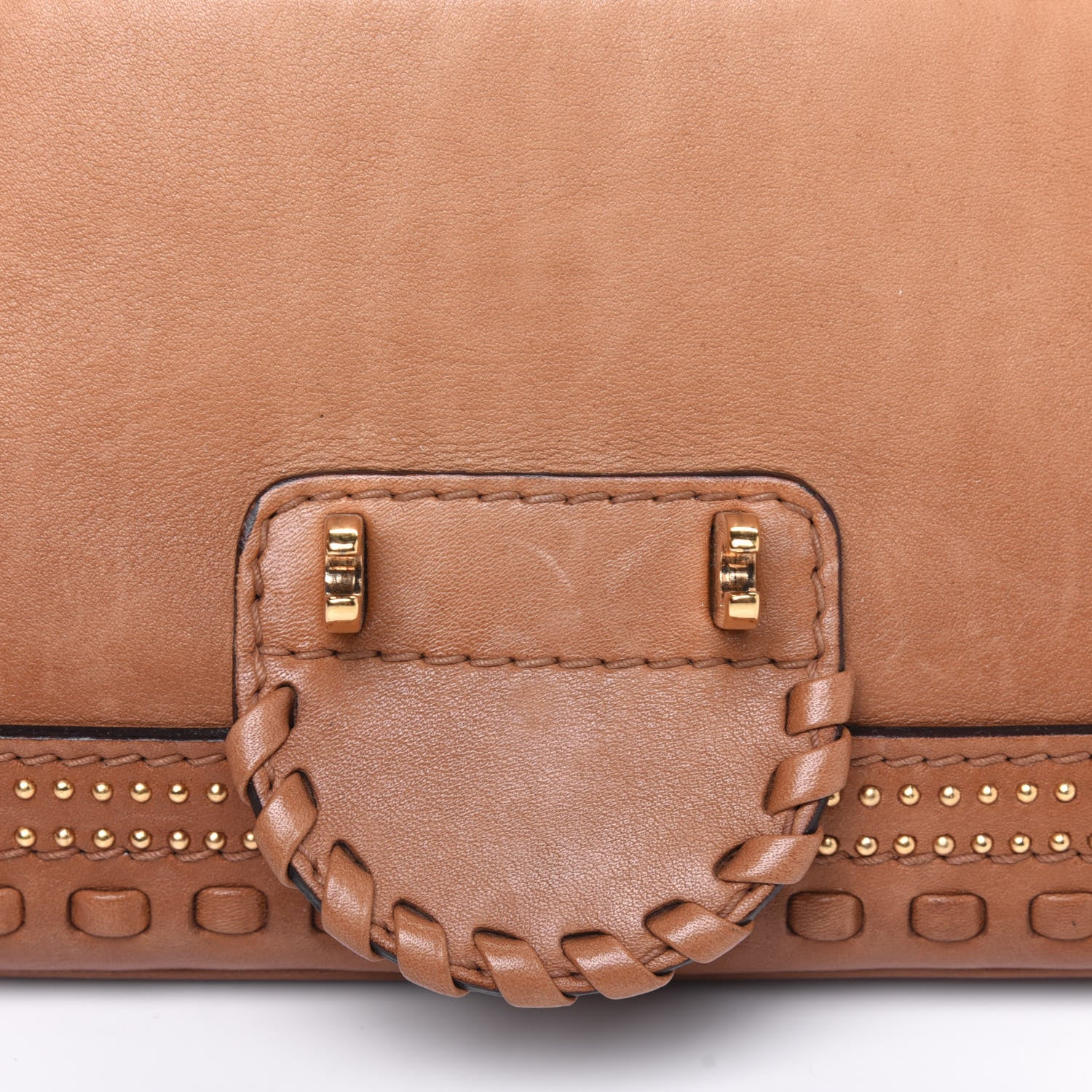 Gucci Calfskin Snaffle Bit Evening Bag Brown 12 of 19