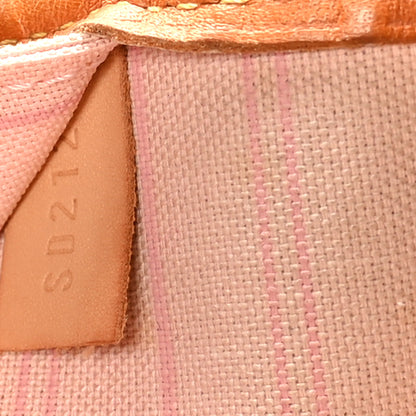 Louis Vuitton Damier Azur Neo Neverfull MM Rose Ballerine 8 of 10