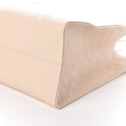 Louis Vuitton Empreinte Monogram Giant Onthego GM Creme 9 of 10