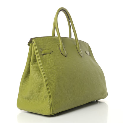 Hermes Togo Birkin 35 Vert Anis 2 of 15