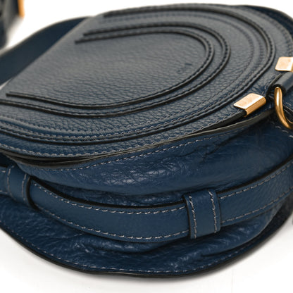 Chloe Calfskin Mini Marcie Round Crossbody Bag Royal Navy 11 of 11