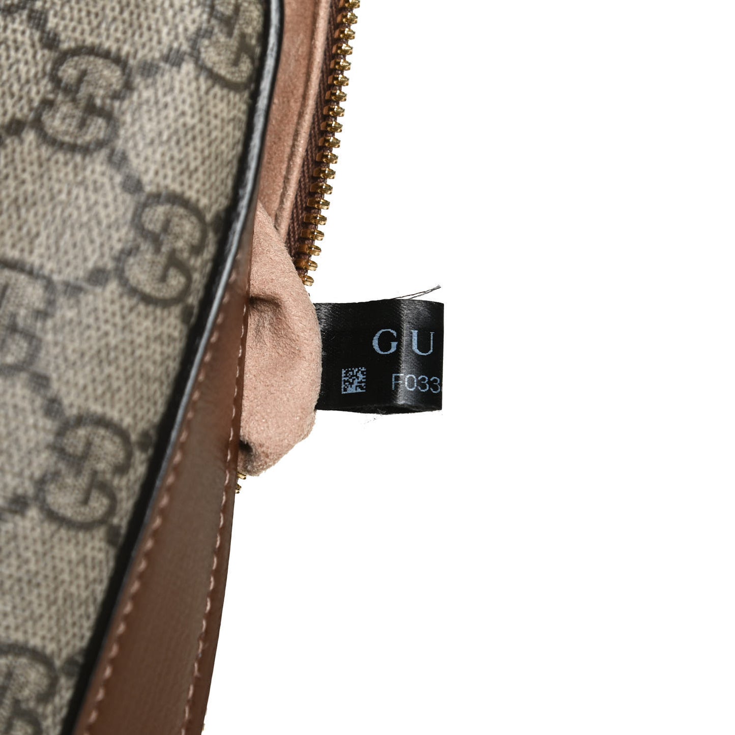 GG Supreme Monogram Small Horsebit 1955 Shoulder Bag Beige Brown Sugar