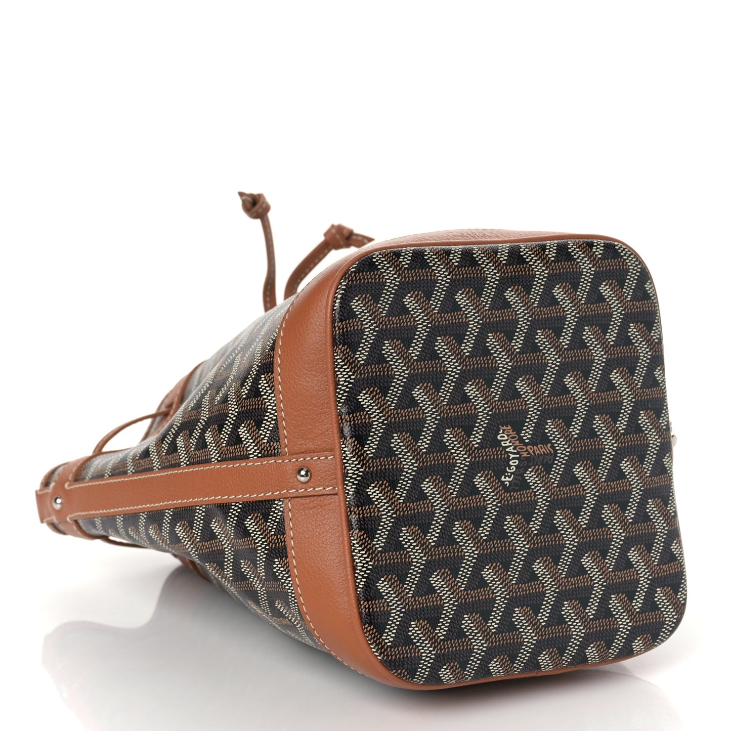 Goyardine Petit Flot Bucket Bag PM Black Gold