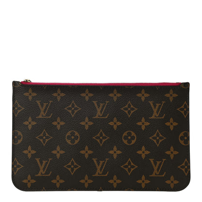 Louis Vuitton Monogram Neverfull MM GM Pochette Pivoine 1 of 11