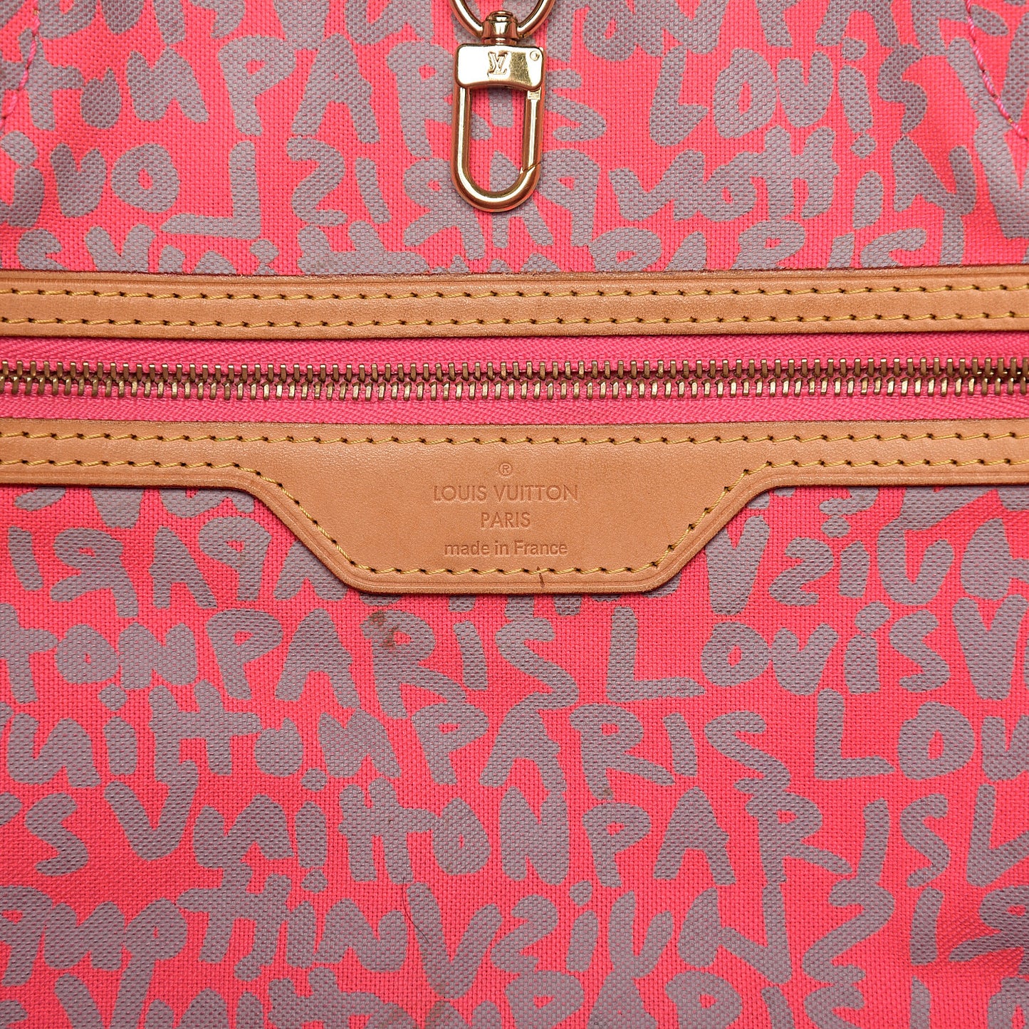 Monogram Graffiti Neverfull GM Fuchsia