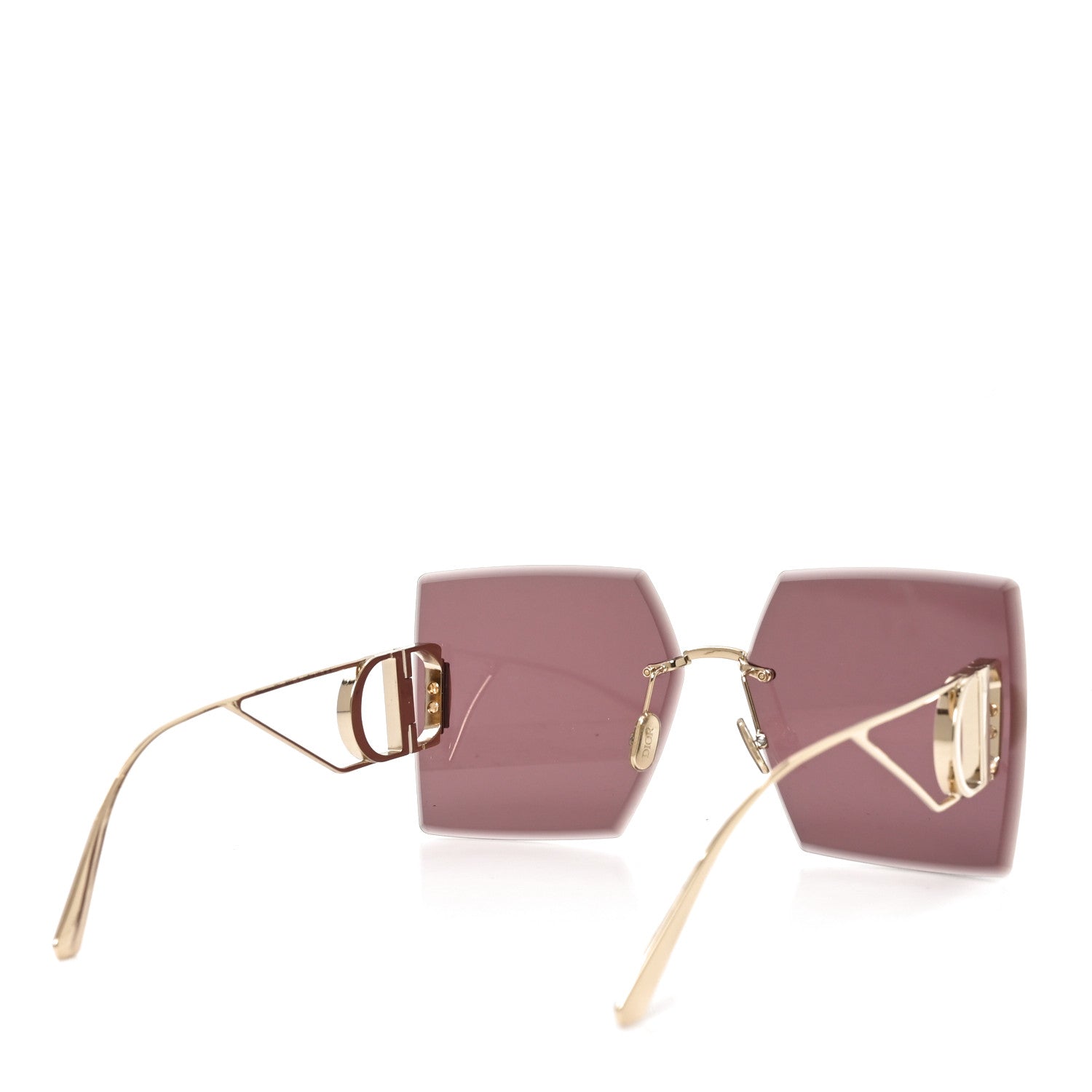Christian Dior Square 30 Montaigne S7U Sunglasses Purple Pink 4 of 8