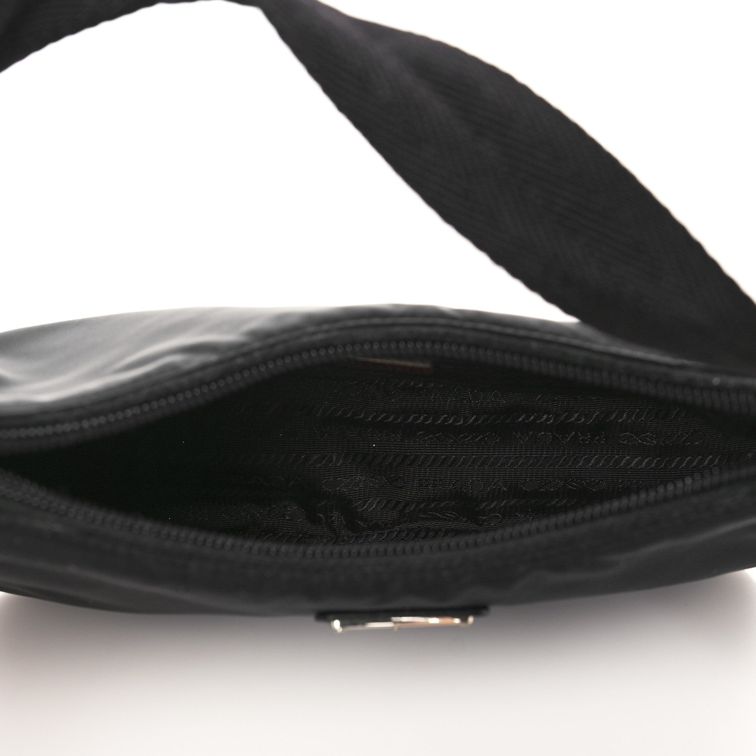 Prada Tessuto Nylon Saffiano Lunar New Year Mini Re-Edition 2000 Bag Black Fuoco 5 of 8