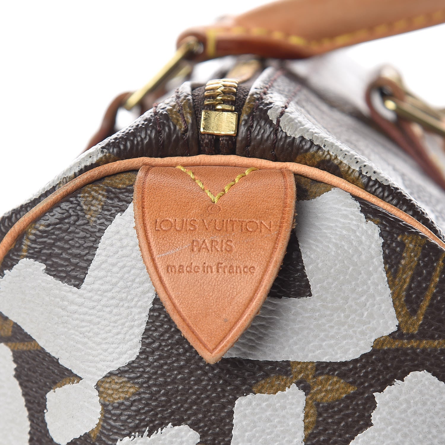 Louis Vuitton Monogram Graffiti Speedy 30 Silver 5 of 26
