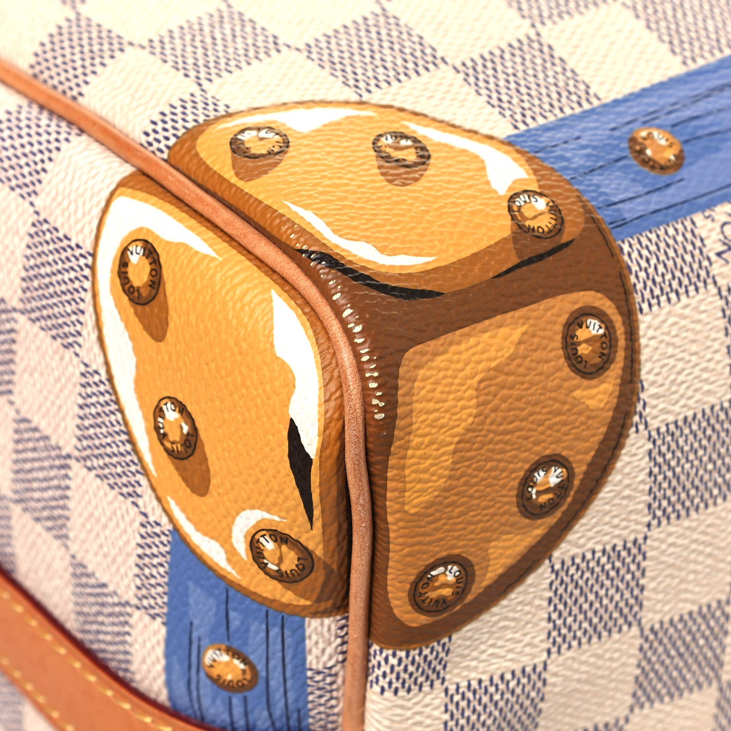 Louis Vuitton Damier Azur Summer Trunks Speedy Bandouliere 30 11 of 13