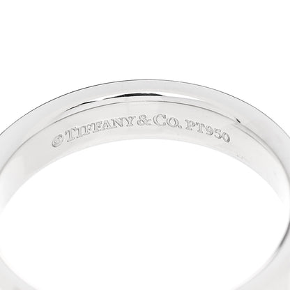Tiffany Platinum 4mm Together Double Milgrain Band Ring 52 6 4 of 4