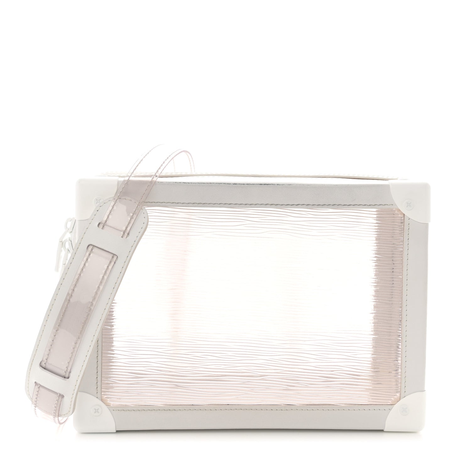 Calfskin PVC Epi Plage Soft Trunk Optic White